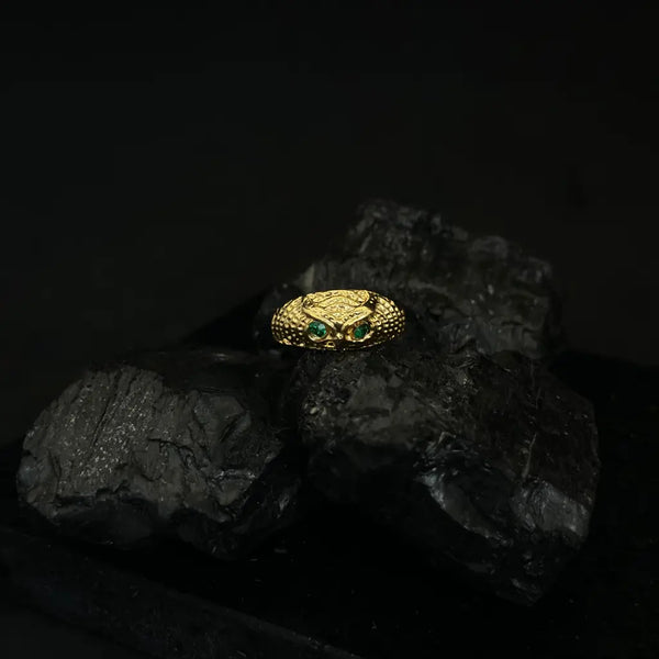 Anillo Búho Verde