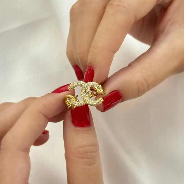 Anillo Channel Cristal