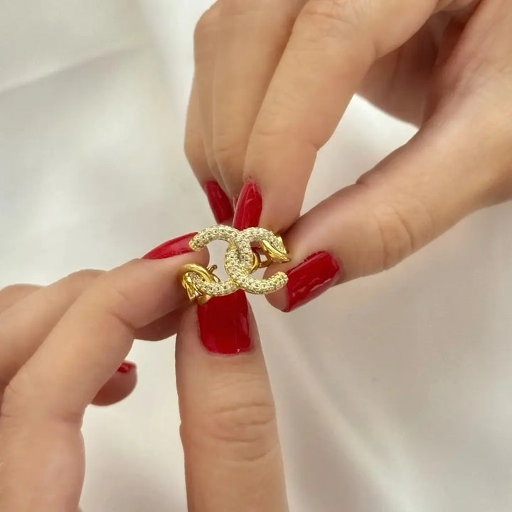Anillo Channel Cristal
