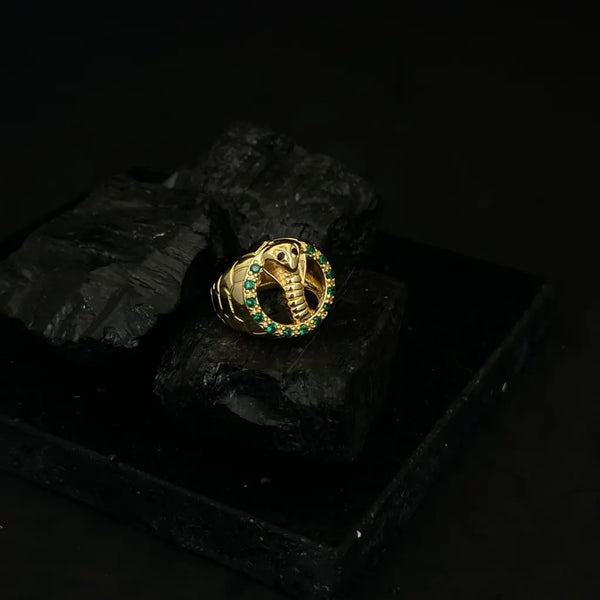Anillo Cobra Verde