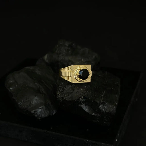 Anillo Cristal Negro 3