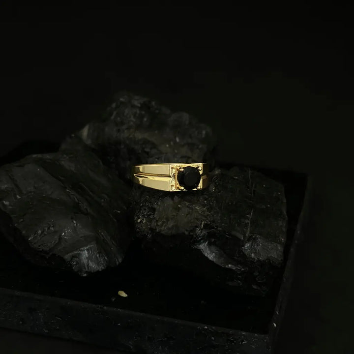 Anillo Cristal Negro 4