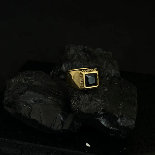 Anillo Cristal Negro 5