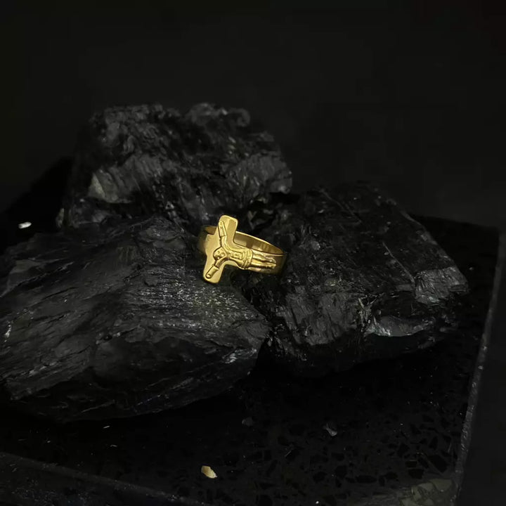 Anillo Crucifijo