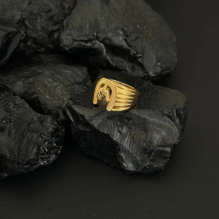 Anillo De Caballero Con Diseño De Caballo