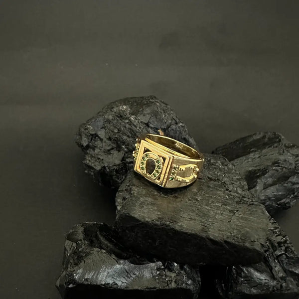 Anillo De Caballero De Herradura + Envío Gratis