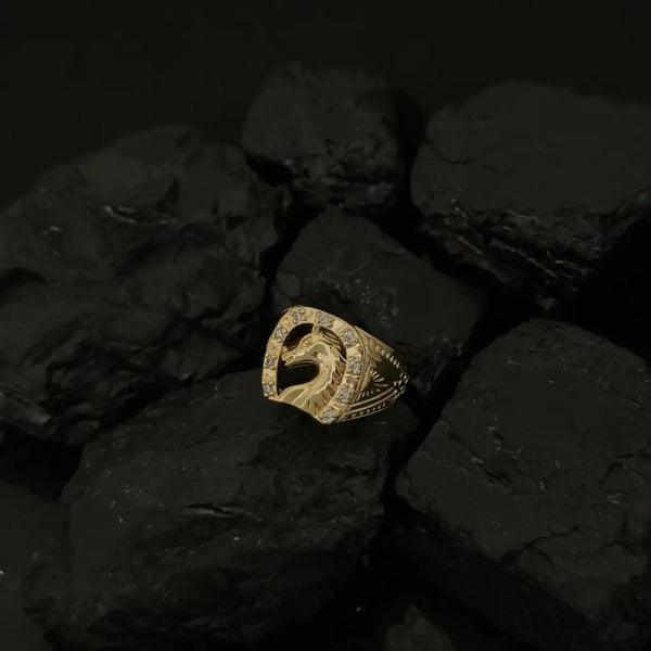 Anillo Horse Cristal