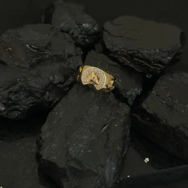 Anillo Horse Cristal