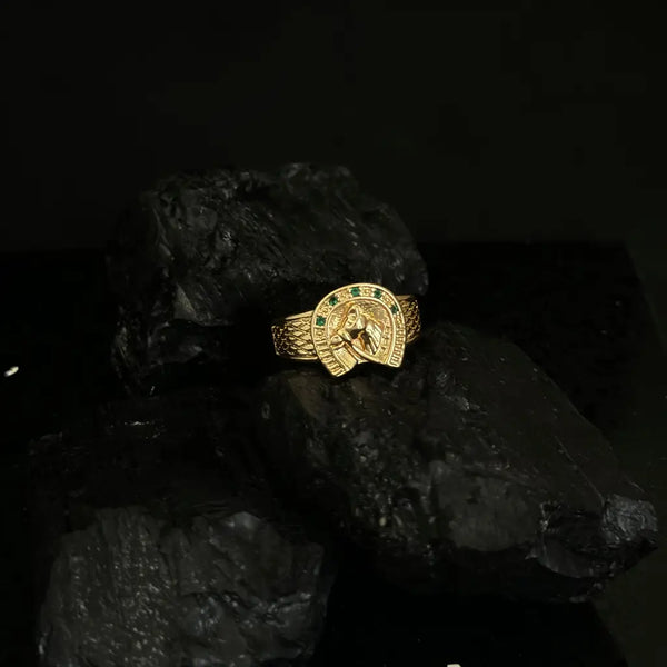 Anillo Horse Verde