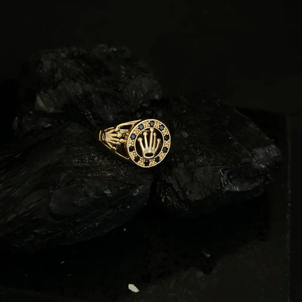 Anillo Rolex Negro