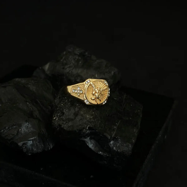 Anillo San Miguel Cruz Cristal