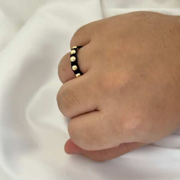 Anillo Tejido De Balines