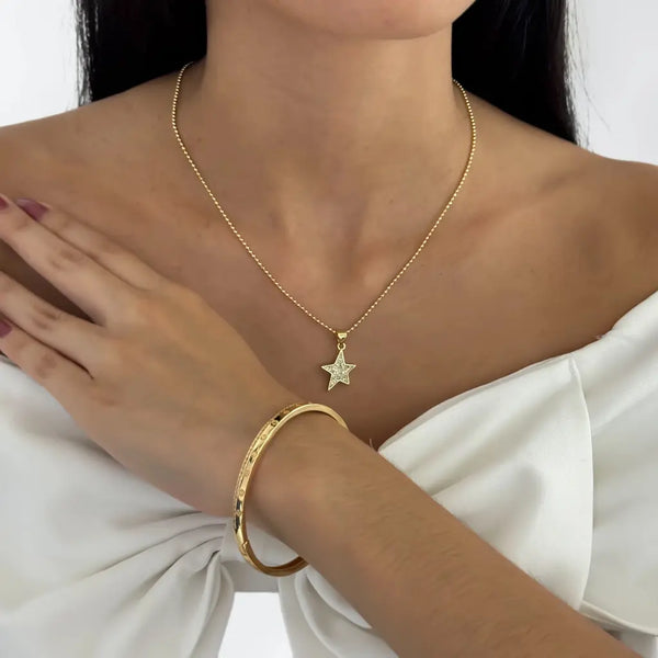 Cadena De Dama De Tejido Militar Con Dije De Estrella O Aro Cartier + Envío Gratis (Son Piezas Individuales)