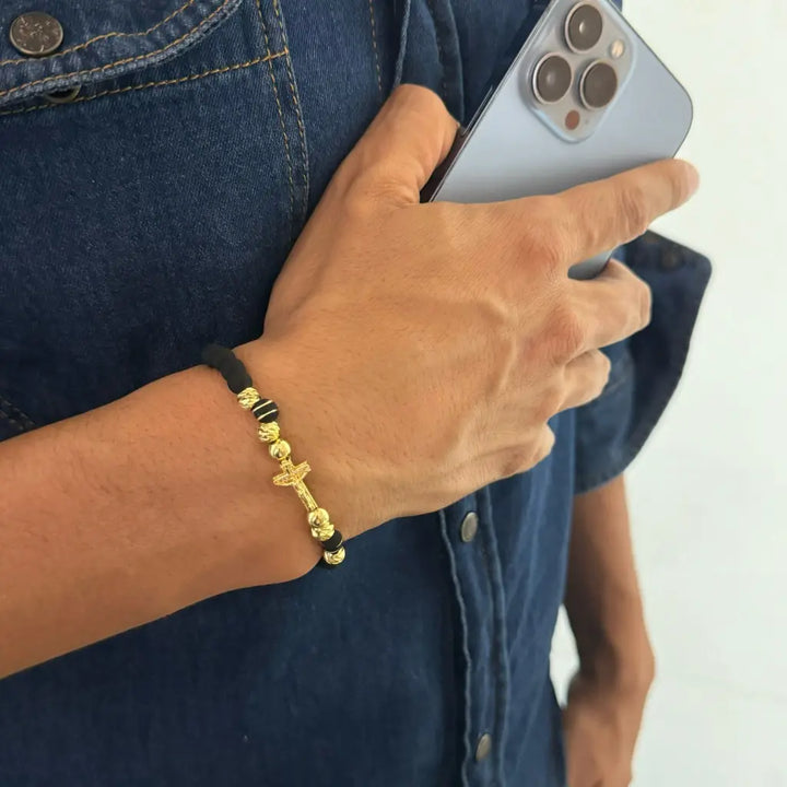 Pulsera Herraje Cruz